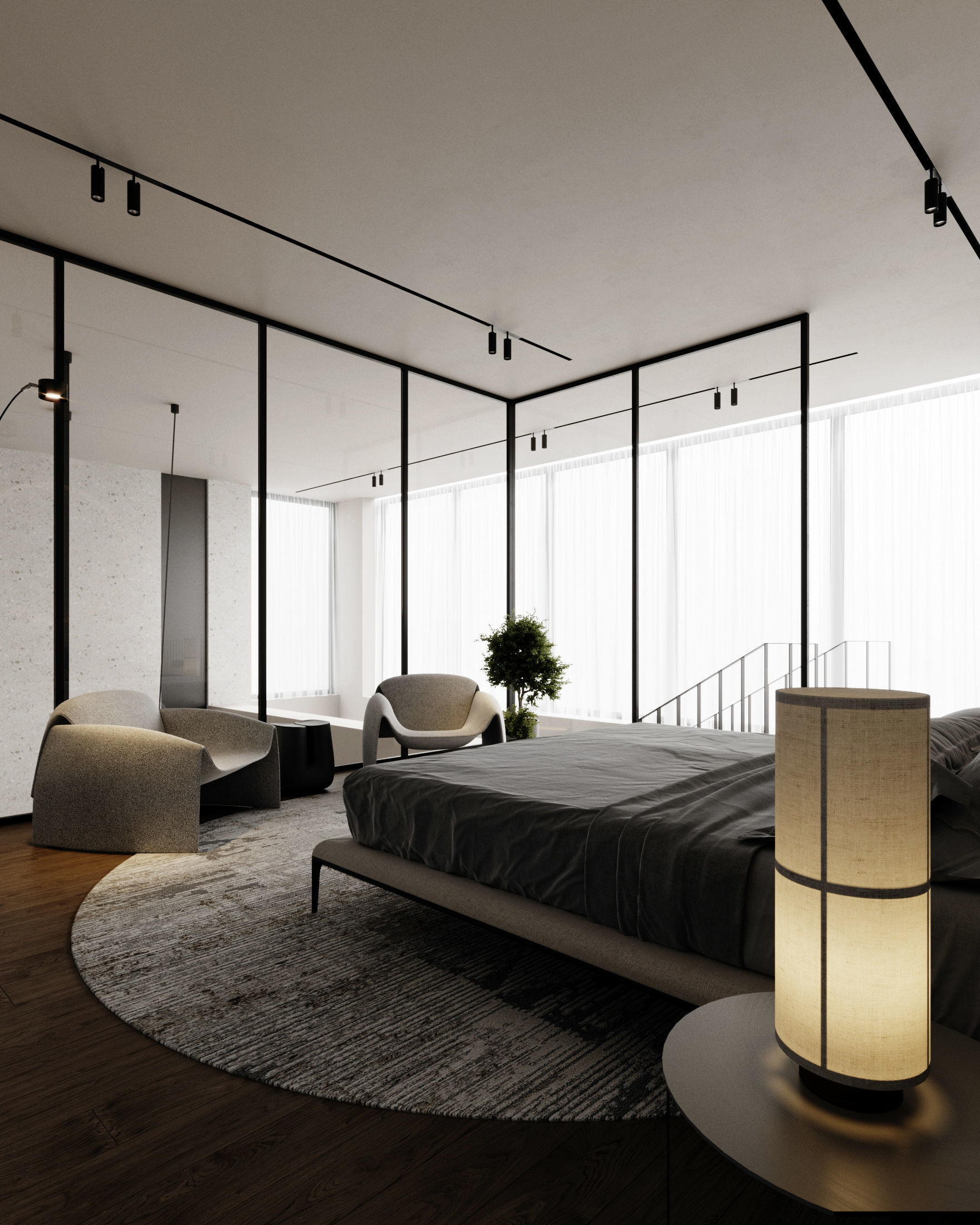 interior scene japandi 3d model lighting 3d model 73c4504b9d